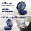 پنکه رومیزی ظرفیت مدل js101 باتری 4000mAh - Image 7