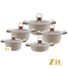 سرویس قابلمه گرانیتی 10 پارچه زیو مدل ZCS-8520