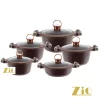 سرویس قابلمه گرانیتی 10 پارچه زیو مدل ZCS-8520 - Image 6