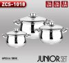 سرویس قابلمه 6 پارچه زیو استیل مدل Z-1018 - Image 4